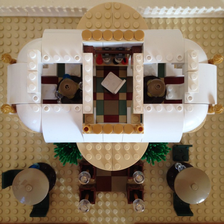 Lego Orangery with Roof off