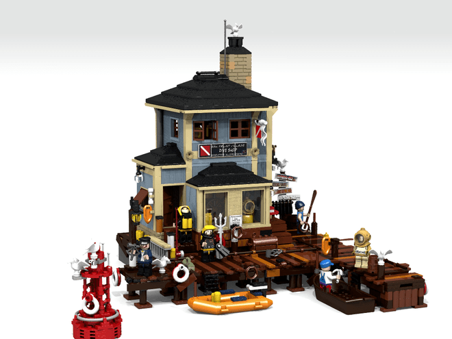lego dive shop