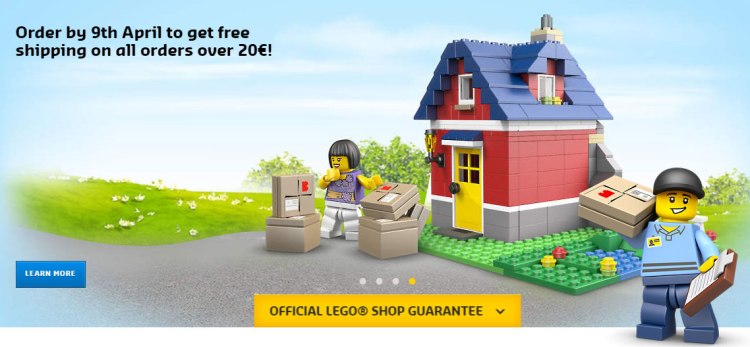 Lego Free Shipping to Ireland