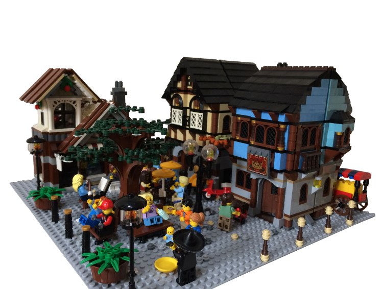 Lego Medieval Market Village