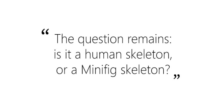 Anatomini Lego Minigure or Human Skeleton