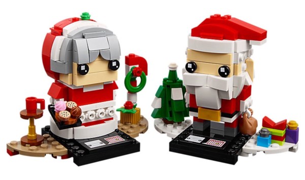 Mr and Mrs Claus BrickHeadz