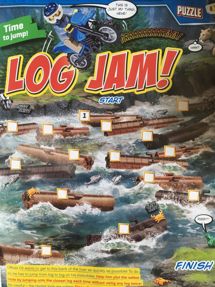 Puzzle in LEGO CITY magazine 