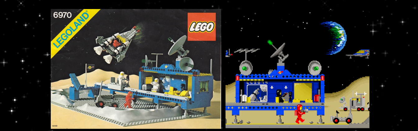 LEGO Classic Space Adventure Game Screengrab with set 6970