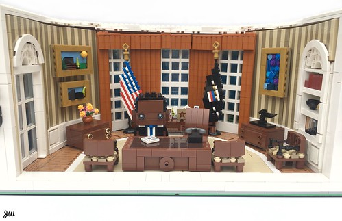Brick Obama MOC by wallyjarek