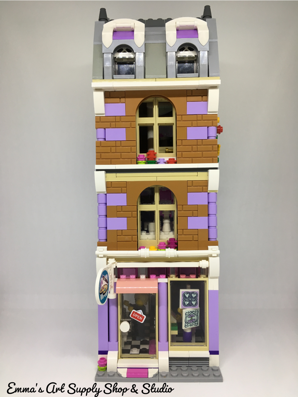LEGO Friends Emmas Art Supply Shop  and Studio MOC