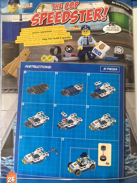 Instructions for epic toy in Lego City Magazine Issue 17