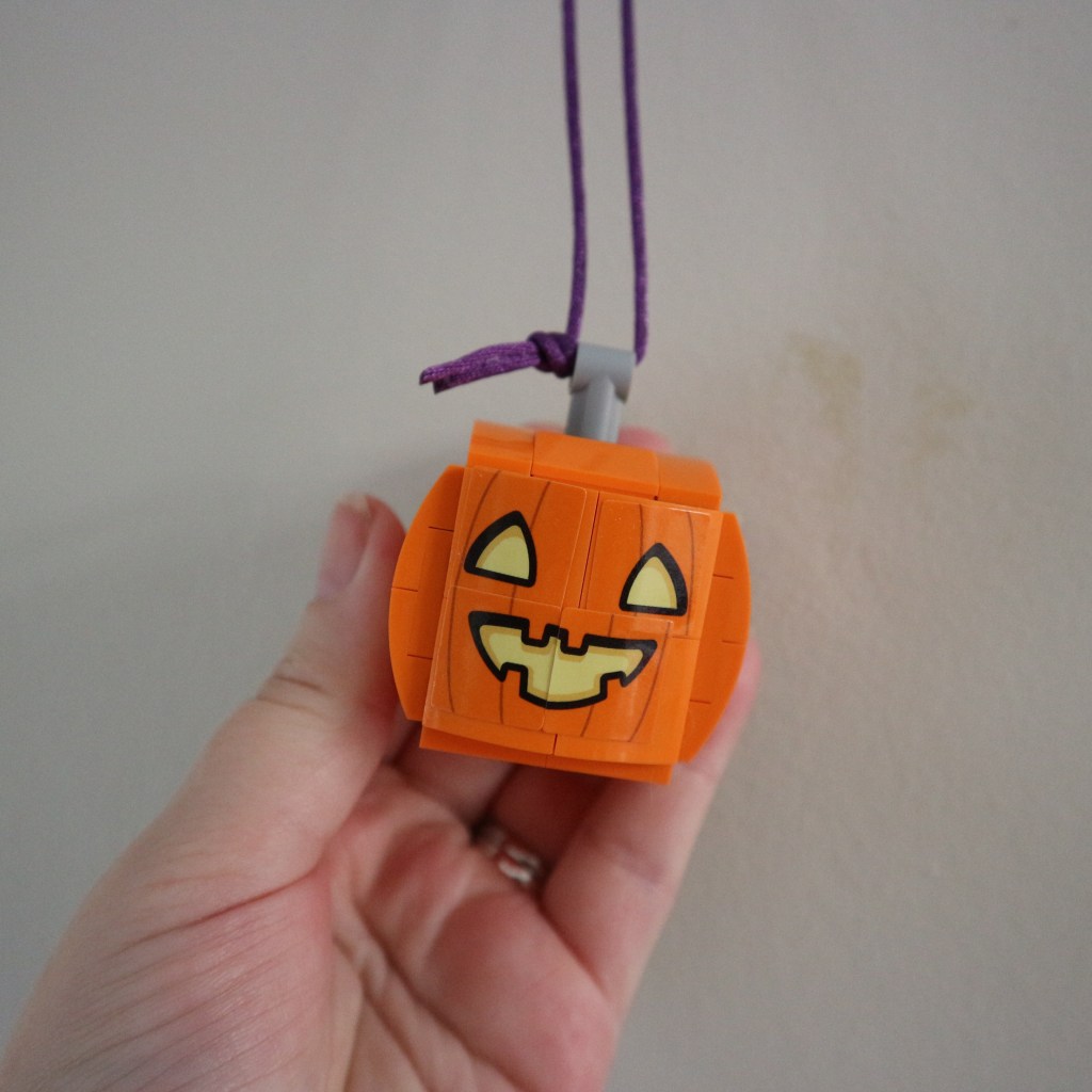 Lego  Pumpkin ornament